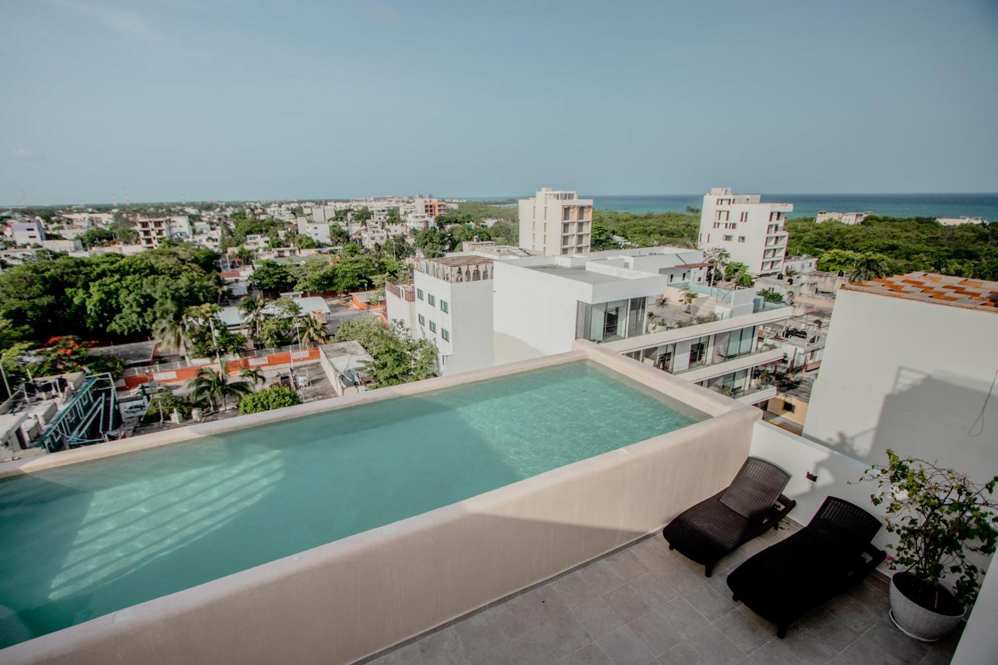 Condos With Ocean View Pool In Av 10 & 60 Street Playa del Carmen Exterior photo